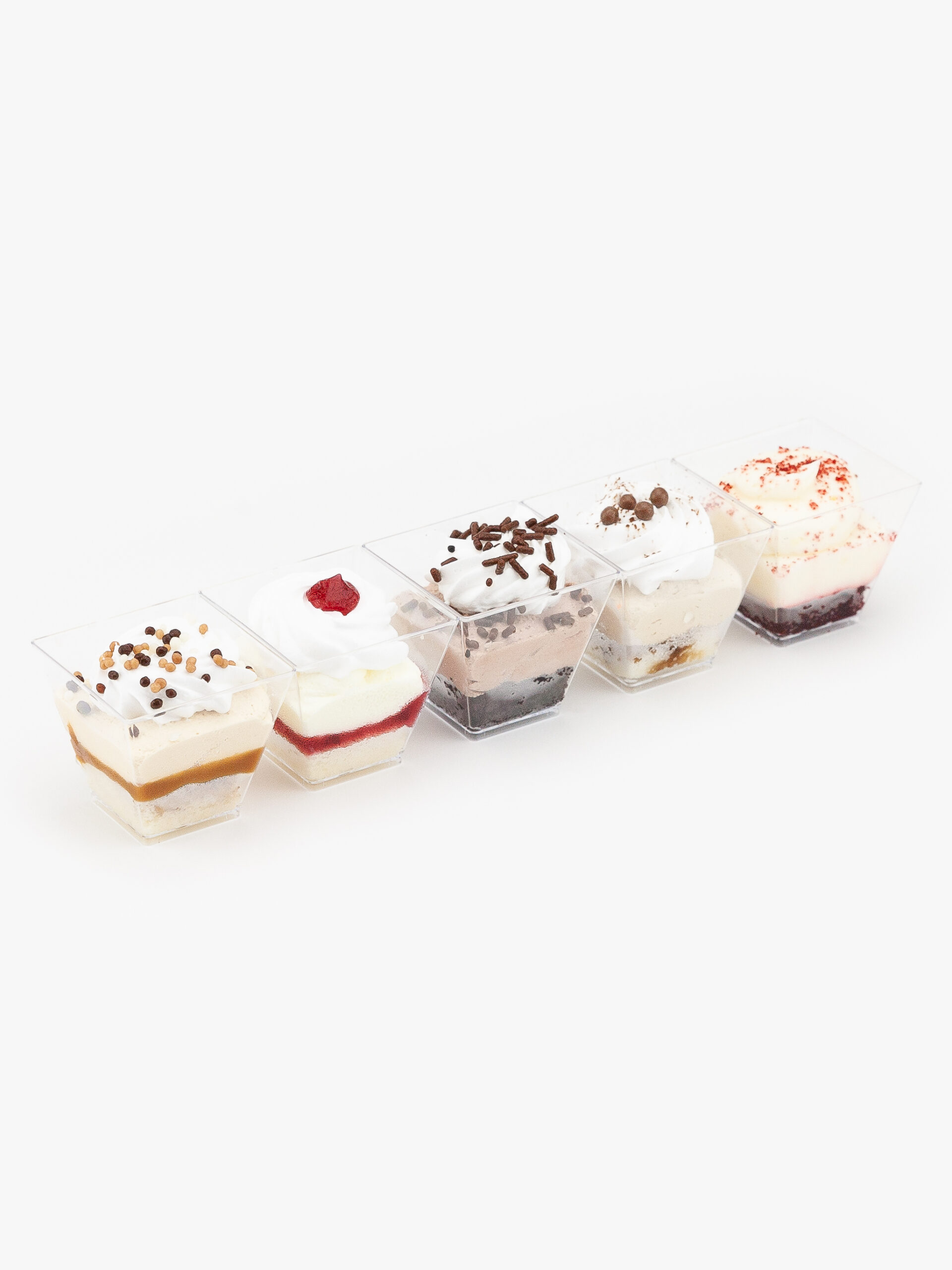 4 Mini Assorted Dessert Parfaits