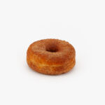 A Regular Raised Churro Donut on a light grey background