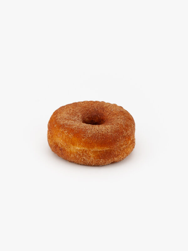 A Regular Raised Churro Donut on a light grey background