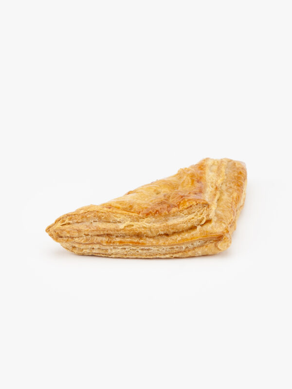 A Jumbo Apricot Puff Pastry no cut on a light grey background