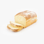 Loaf of 24 oz. White Deli bread 1/2" sliced open face