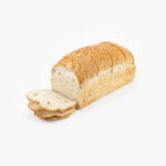 Loaf of 32 oz. Multigrain Sandwich bread 1/2" sliced open face