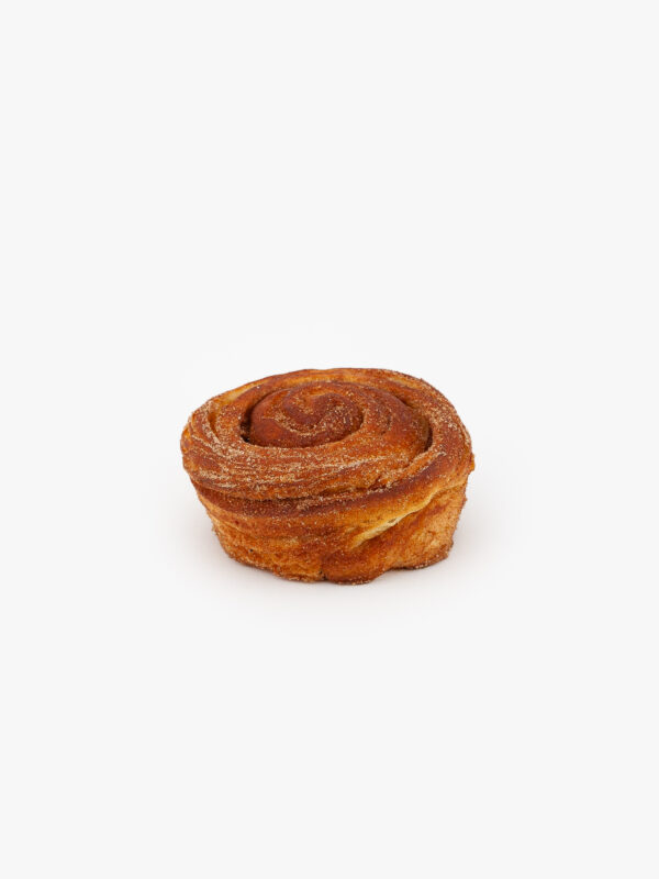 A Jumbo Morning Breakfast Sweet Roll on a light grey background